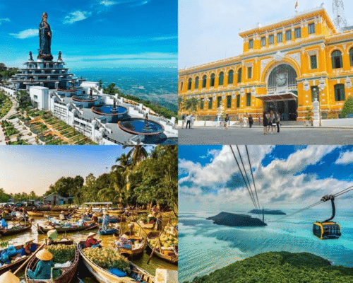 List tour đoàn miền Nam